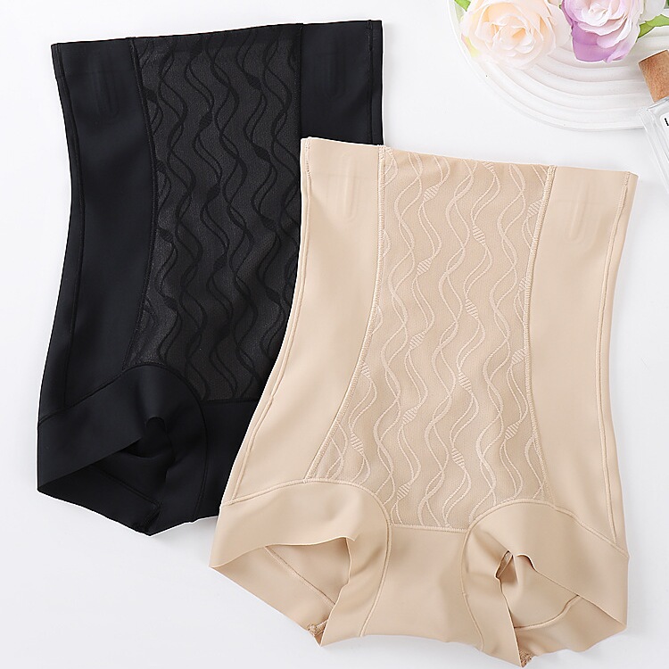 高腰薄款收腹提臀塑身小平角裤