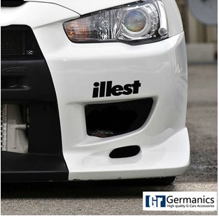 三菱风格引擎盖反光汽车贴纸风挡