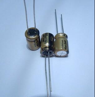 100只=65元尼吉康 电解电容器16V100UF/16v 铜脚 （fine gold）FG