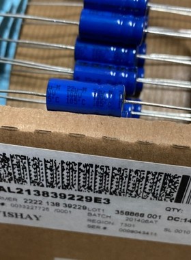 50只=120元 100V22UF/100V VISHAY BC轴向电解电容器138系