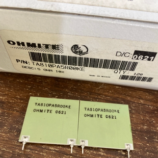 TA810PA5R00KE美国晶片无感电阻OHMITE/10W5R欧