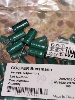 法拉超级法拉电容器2.7V5F10X20