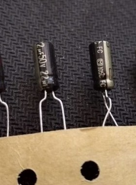 100只 =22元 松下 发烧电解电容器 50V22UF/50V 5X11 FC 金字音频