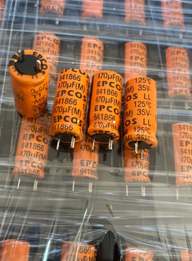 B41866C7477M EPCOS 470UF35V 耐高温电解电容器 10*20 125℃
