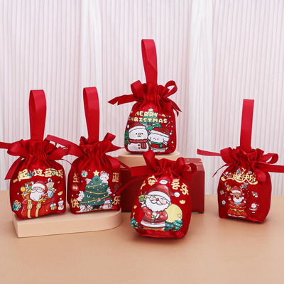 圣诞节礼物袋平安夜苹果礼盒平安