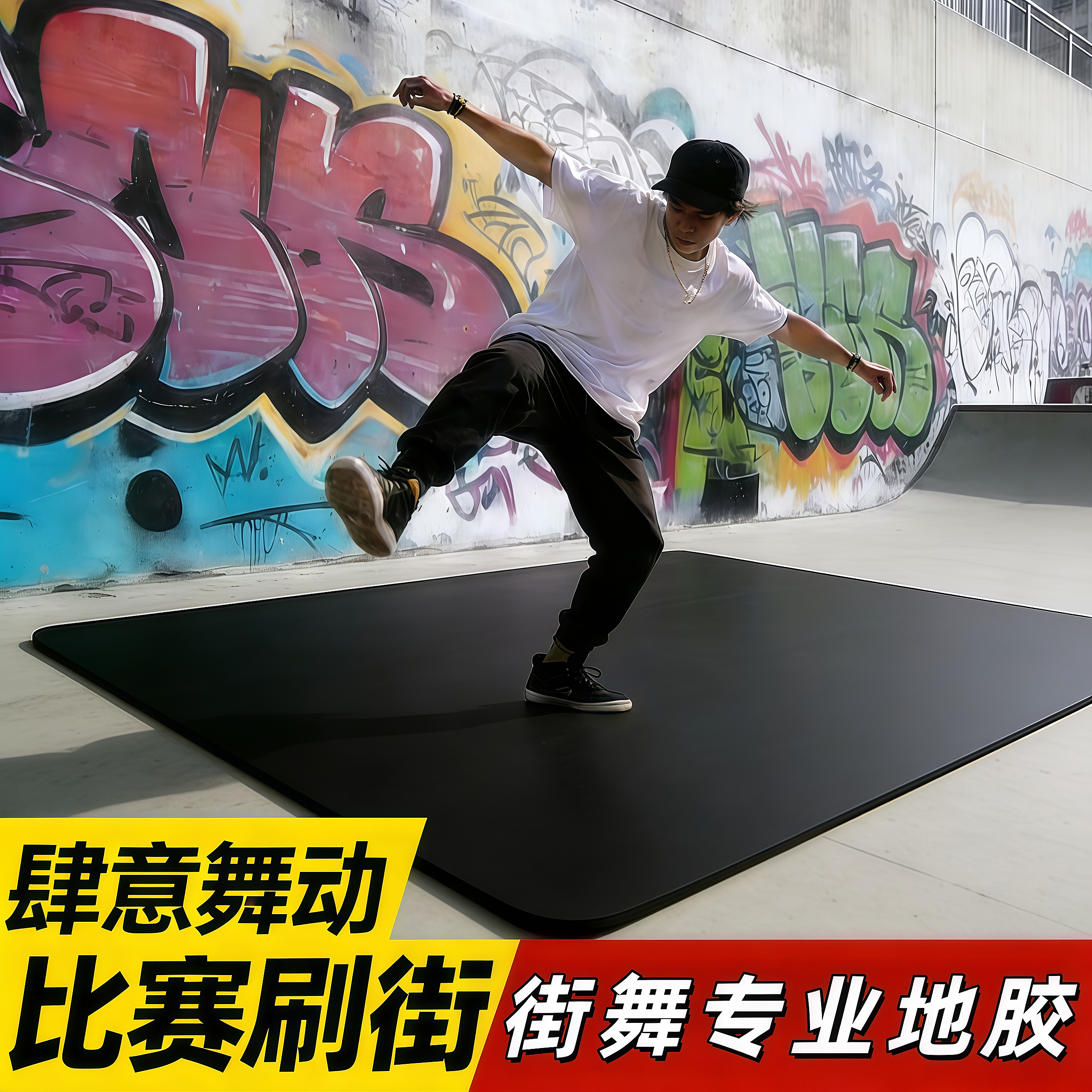 街舞地板垫专用地胶垫户外练习垫breaking垫子家用跳舞蹈房训练垫