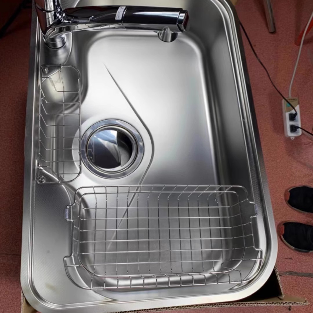 日本进口TOYOURA厨房不锈钢水槽