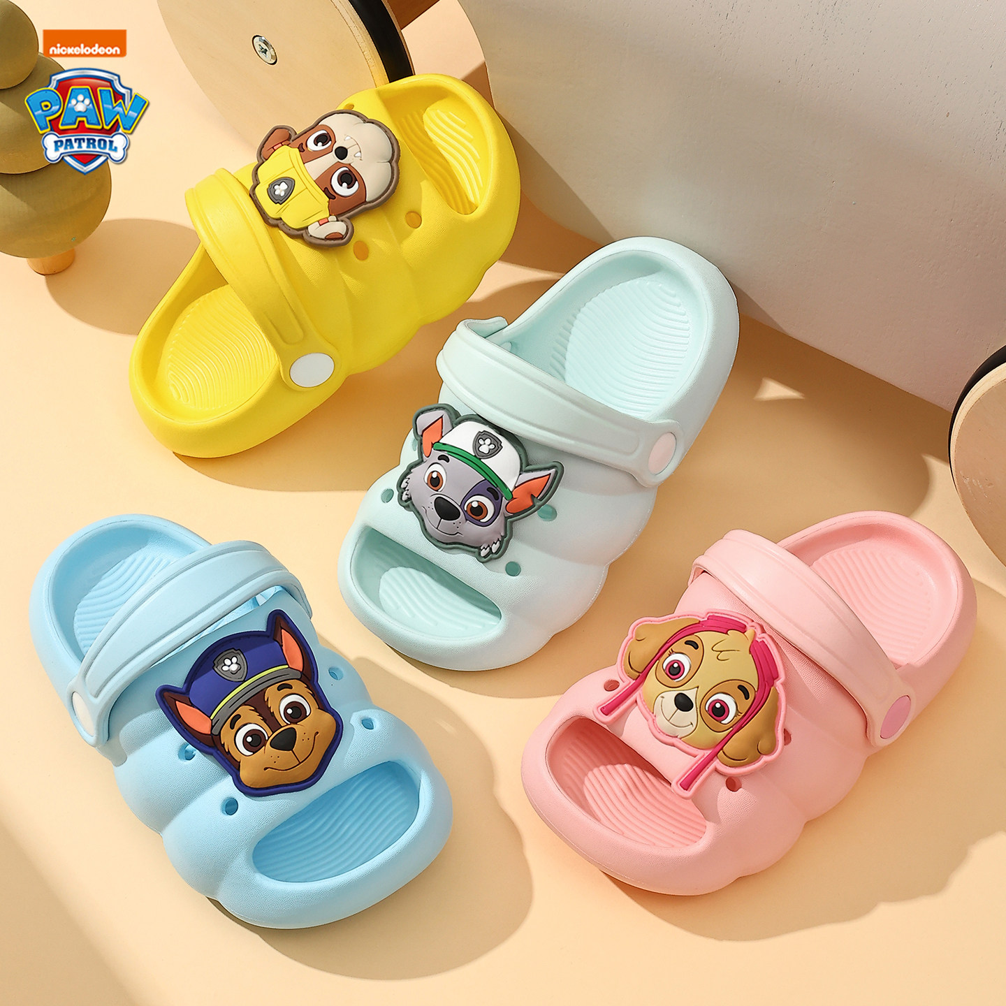 汪汪队儿童凉拖鞋女童夏季婴幼儿卡通男孩外穿沙滩宝宝女孩洞洞鞋,童鞋/婴儿鞋/亲子鞋,儿童洞洞鞋,淘宝优惠券,粉丝福利购,淘宝优惠卷
