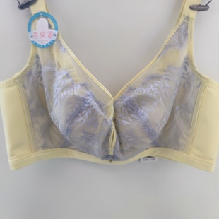 媛柔超薄兔耳杯蕾丝内衣女小胸显大透气收副乳防下垂文胸罩3383B