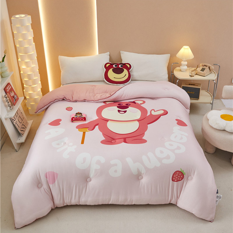 Disney/迪士尼A类针织抗菌防螨云朵被子卡通被芯冬被加厚保暖冬被,床上用品,化纤被,淘宝优惠券,粉丝福利购,淘宝优惠卷