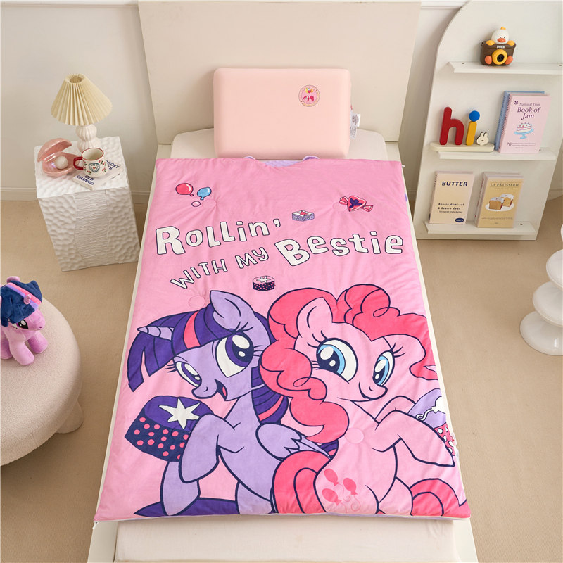 My Little Pony/小马宝莉儿童睡袋春秋冬寒款防踢被子两用中大童