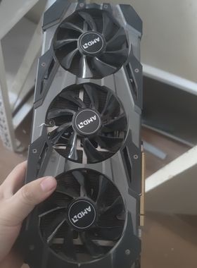 撼讯RX5700xt 8g显卡拆机显卡需要外接供电拼5700 6600 6700 1660