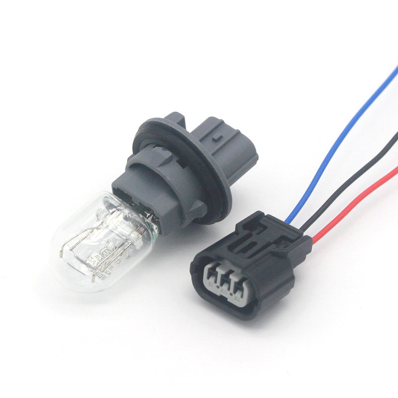 适用于本田时韵歌诗图CRV讴歌刹车灯座卤素灯泡插座后尾灯底座