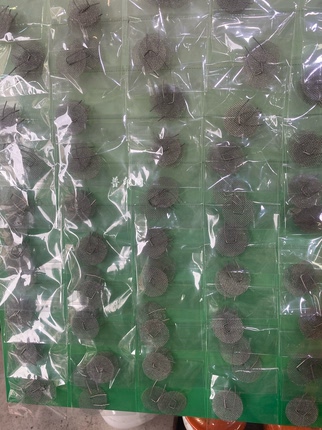 普印阁 紫砂壶专用单孔壶网 不锈钢过滤网 早期壶网1版50包100個