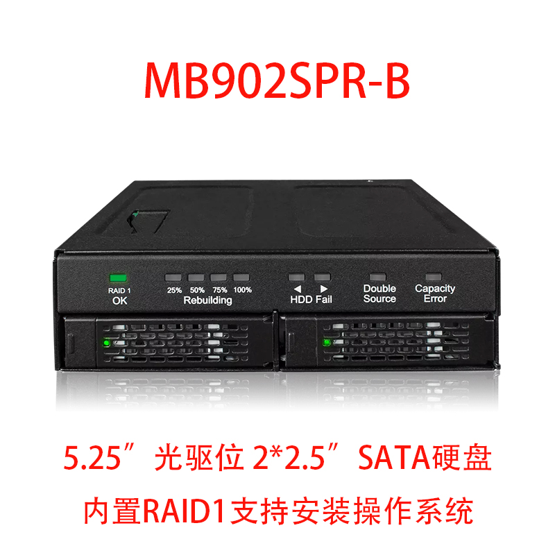 ICYDOCK磁盘阵列RAID1安装系统