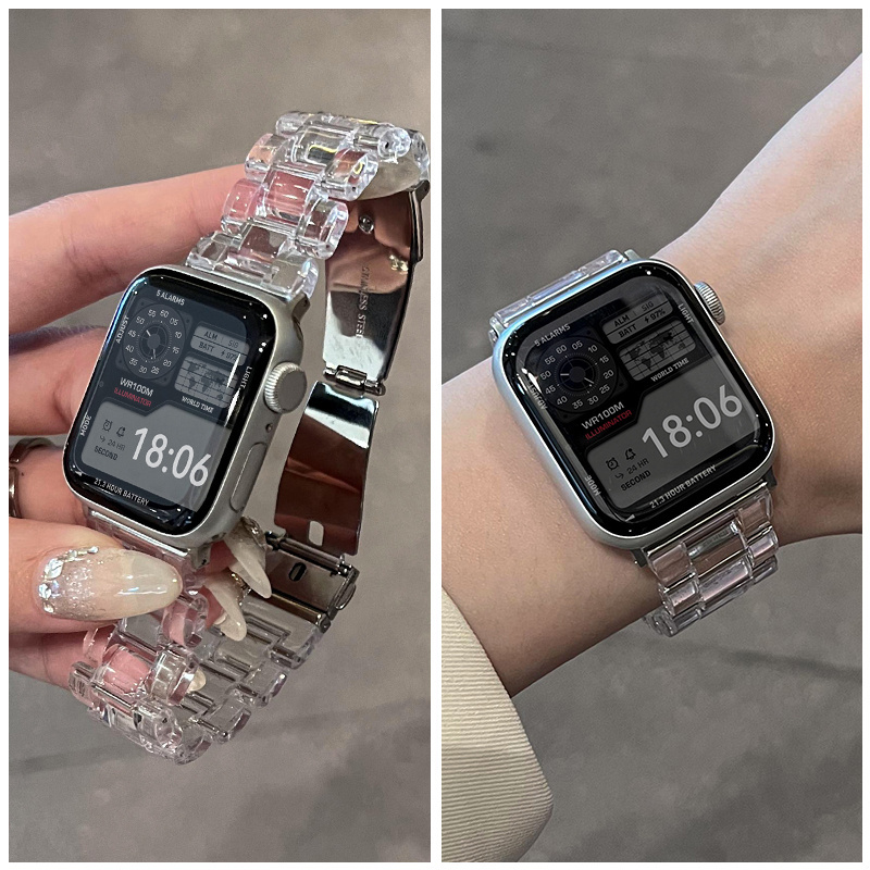 适用OPPO Watch X2Mini手表表带透明带夏季三株新款男女款ins表带