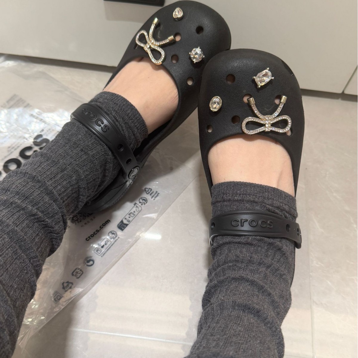 高级立体满钻蝴蝶结通用鞋扣鞋花