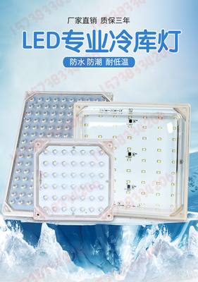 60w冷库专用led灯方形防水防冻冻库灯低温36vled冷库灯24v船用灯