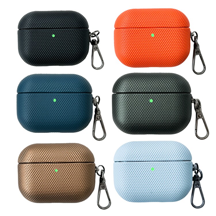 高级感钻石菱格纹皮质适用AirPods4保护套新款iPod苹果耳机壳小众1/2代无线蓝牙3代airpodspro2代防摔保护壳