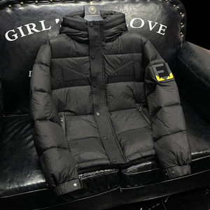 加厚款50%白鸭绒 2025新款男士羽绒服连帽高品质YR777 P285图片