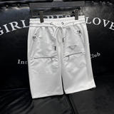 男士短裤拉链2026夏季新款休闲五分裤时尚男装百搭男裤1159P75，男装休闲裤，电商A315