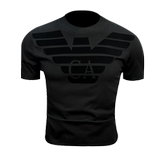 2026新款夏季男士丝光棉（毛衣领）植绒T恤XB927P75白3D图，男装T恤，电商A315