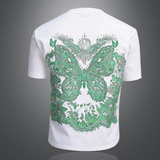 2026新款夏季男士烫钻高克重微阔T恤A315-XB11P753D图，男装T恤，电商A315