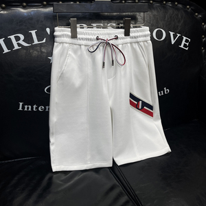 男士短裤2026夏季新款休闲五分裤时尚男装百搭男裤1158 P75白，男装休闲裤，电商A315