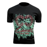 2026新款夏季男士重工艺刺绣T恤A315-XB89P753D图，男装T恤，电商A315