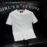 2026新款夏季男士丝光棉刺绣T恤A315-XB58P75白沙发图，男装T恤，电商A315