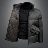 加厚款50%白鸭绒2025新款男士羽绒服连帽高品质YR555P285，男装羽绒服，电商A315