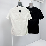 2026新款夏季男士丝光棉刺绣T恤A315-XB10P65黑沙发图，男装T恤，电商A315