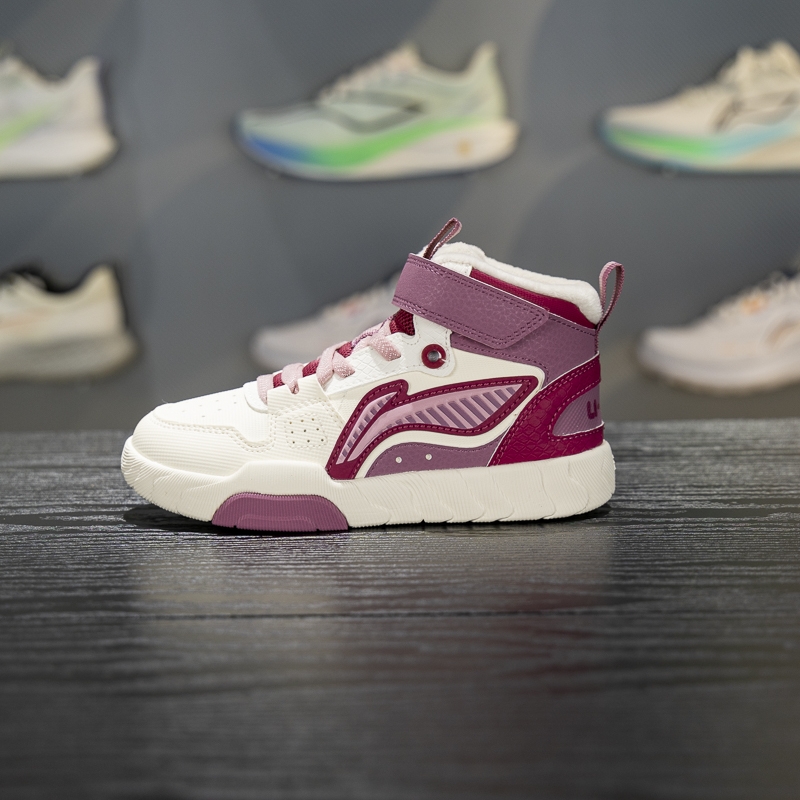 李宁秋冬保暖童休闲鞋