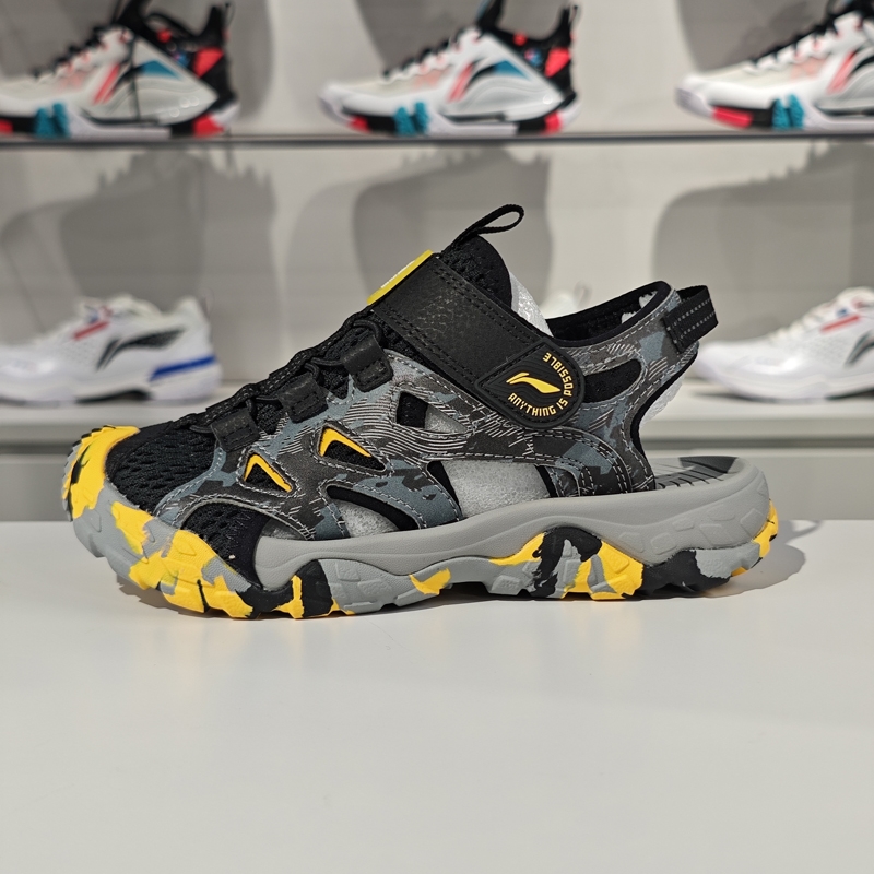 李宁夏季透气反光运动凉鞋