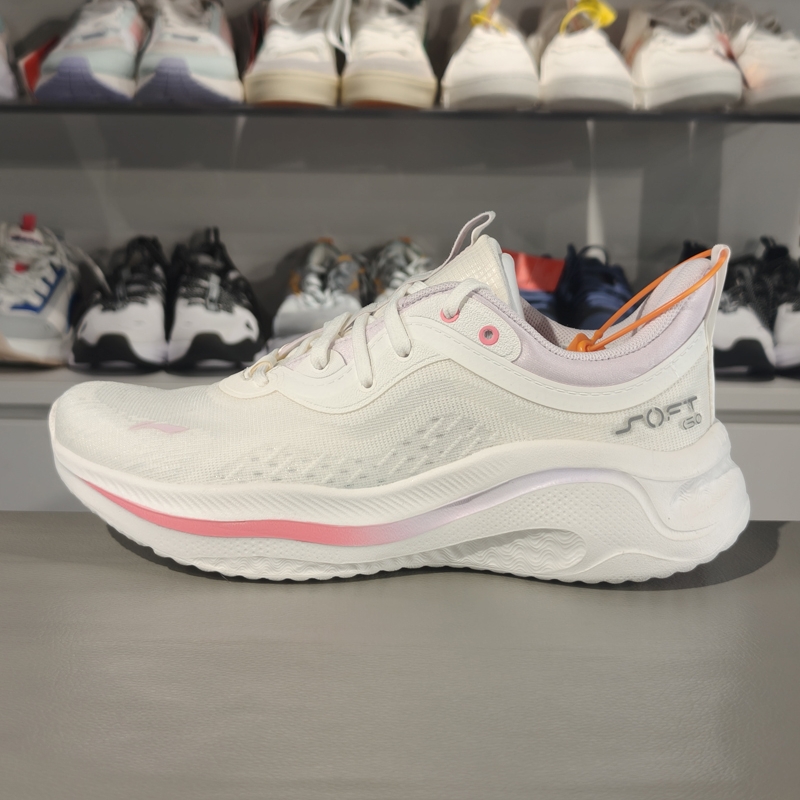 李宁女子休闲鞋2025夏季新款SOFT GO 2 WMS时尚潮流运动鞋AGLV040