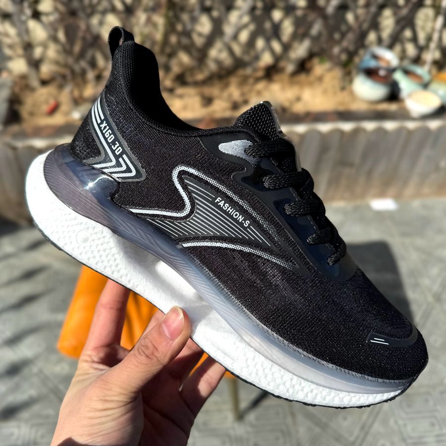 2025春季鹭威女运动鞋超轻爆米花底透气网布鞋休闲跑步鞋大码女鞋