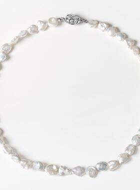 戴拉巴洛克异形淡水珍珠项链