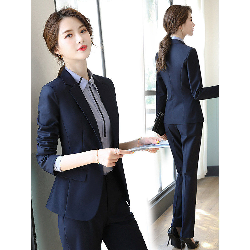西装套装女2026新款秋冬职业正装面试气质女士西服外套经理工作服