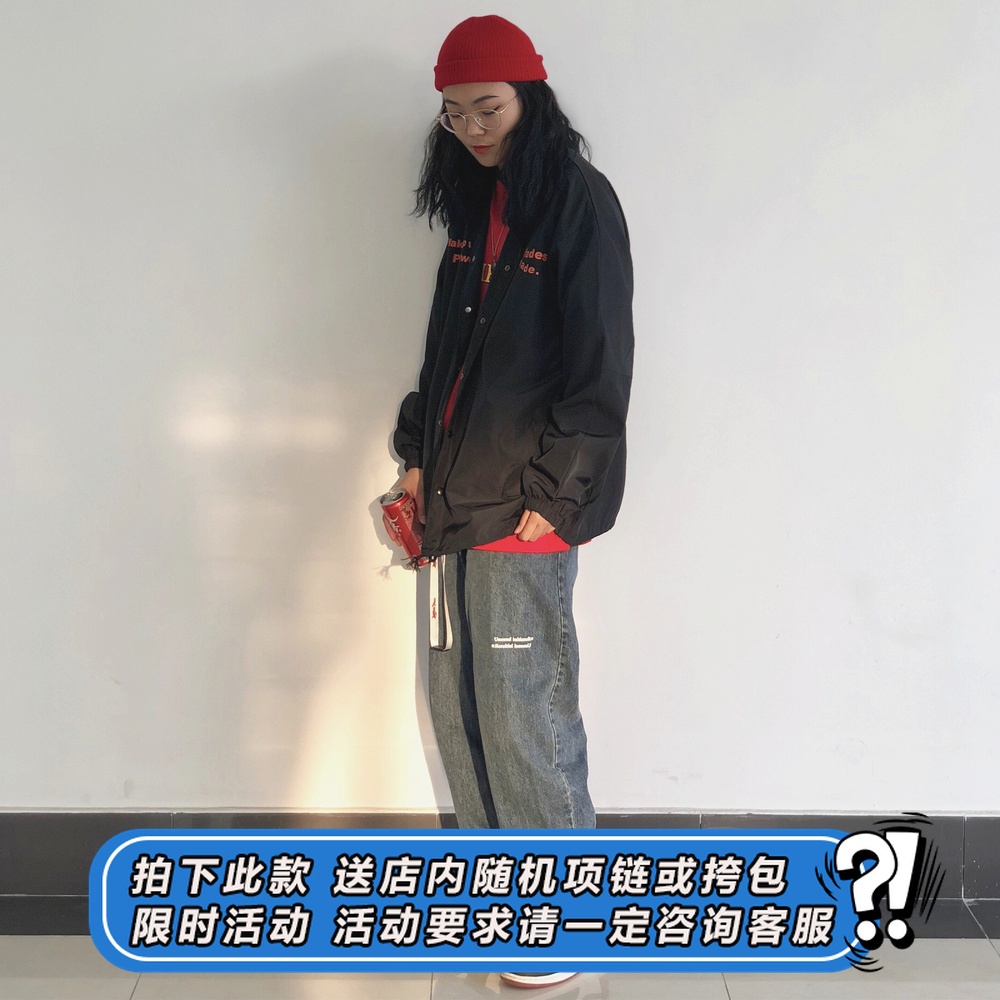 废克赛文18aw复古水洗嘻哈牛仔裤热销1327件假一赔三