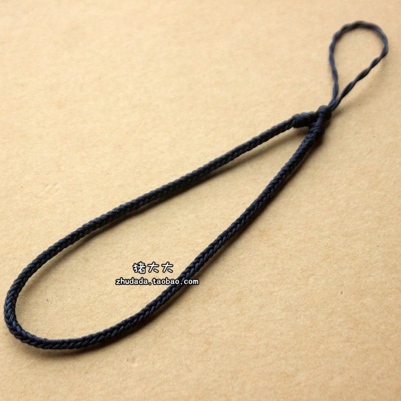 包邮套手腕手机链纯手工五彩绳编织黑绳手机挂绳本命年八股绳挂链,3C数码配件,手机挂件/手机链,淘宝优惠券,粉丝福利购,淘宝优惠卷