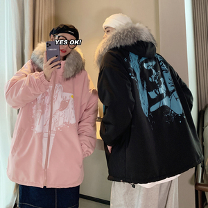 情侣装冬装 羊羔毛棉衣情侣棉衣外套棉服 G900 P128 男类图片