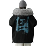 中性风冬装羊羔毛棉衣情侣棉衣外套棉服男女G900P128，男装棉衣，电商A339
