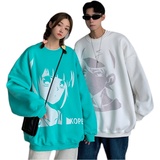 主推情侣装秋装卡通动漫潮圆领套头情侣卫衣G945P35男类，男装卫衣，电商A339