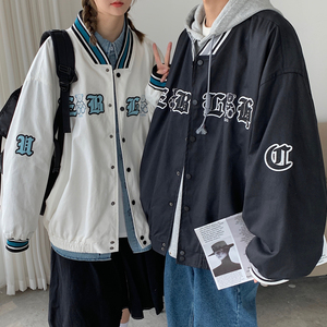主推秋装 学院风小熊情侣夹克绣花棒球服外套 G950 P88 控118女类图片