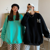 21情侣装秋装字母印花情侣卫衣女宽松百搭外套G947P35女类，女装短外套，电商A339