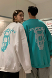 主推情侣装秋装潮牌太空人卡通印花情侣卫衣外套G940P38男类，女装短外套，电商A339