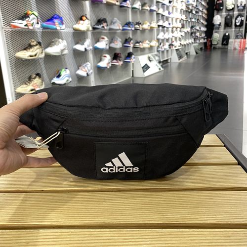 阿迪达斯男女包2024秋季新款户外运动休闲学生时尚百搭腰包IT2047