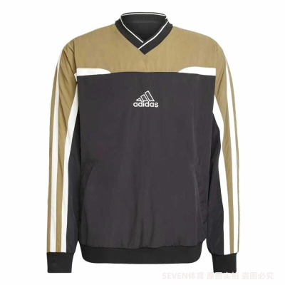 Adidas/阿迪达斯2025新款男士经典三条纹套头衫JD5395