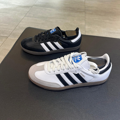 Adidas阿迪达斯三叶草SAMBA OG 男女德训低帮运动休闲板鞋 B75806