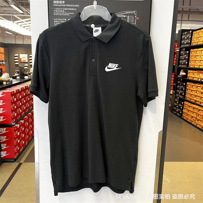 NIKE/耐克POLO衫夏季新款男子刺绣小勾子运动休闲短袖T恤CJ4457